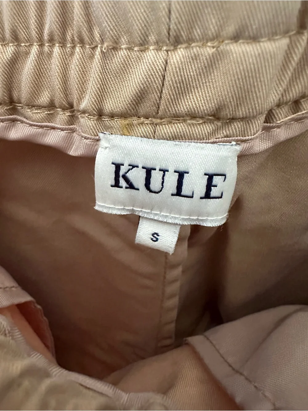 KULE ‘Corbin’ Shorts Beige Khaki Small - Picture 5 of 8